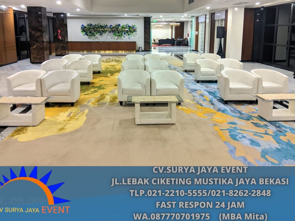
Rental Meja Kaca VIP,Sofa Oval Set Bersih Terawat Area Depok