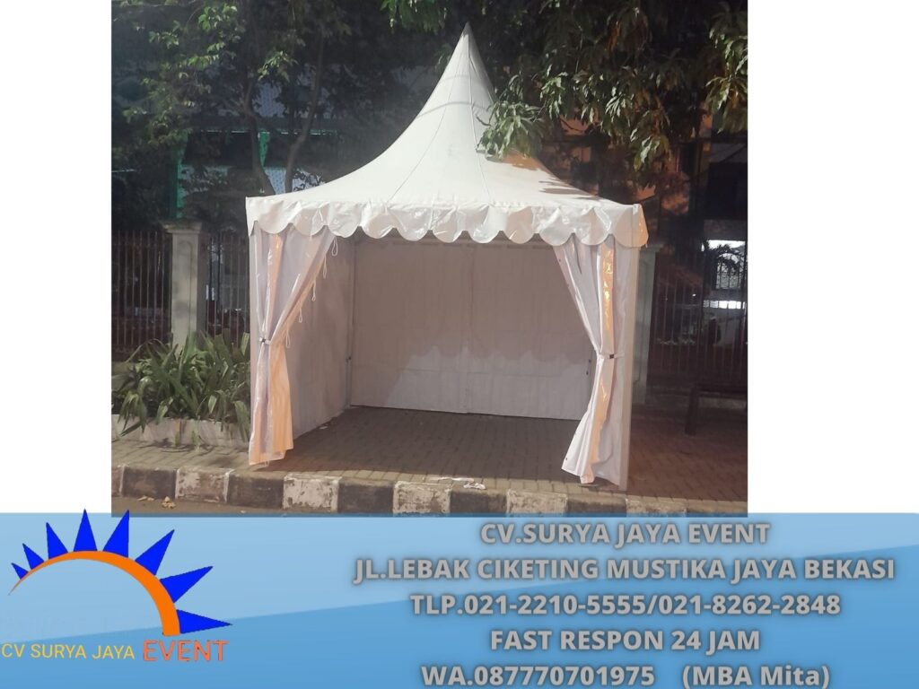 Rental Tenda Cafe Atau bazar Aneka Ukuran Area Depok