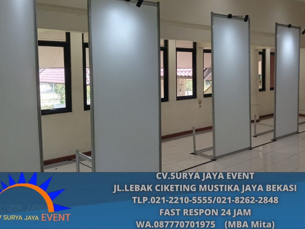 Sewa Partisi+Lampu Event TMII Sasono Langen Budoyo