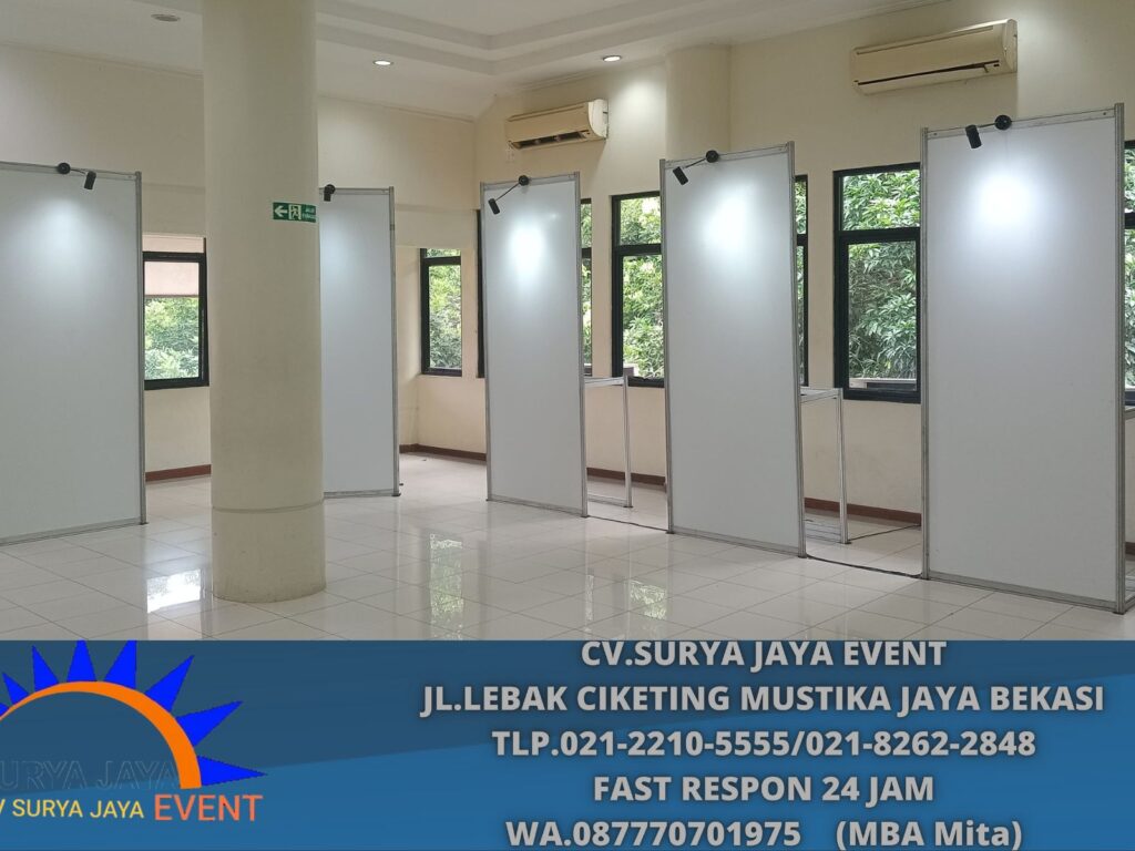 Sewa Partisi+Lampu Event TMII Sasono Langen Budoyo