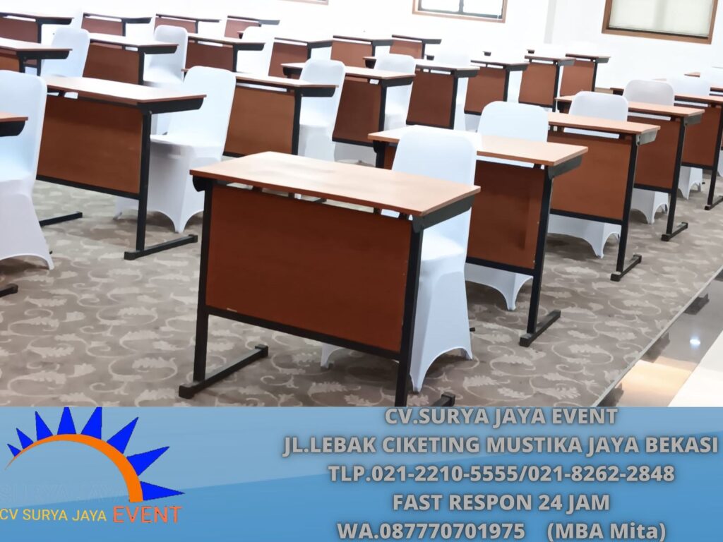 Sewa Meja Test Single Cokelat Event Area SCBD