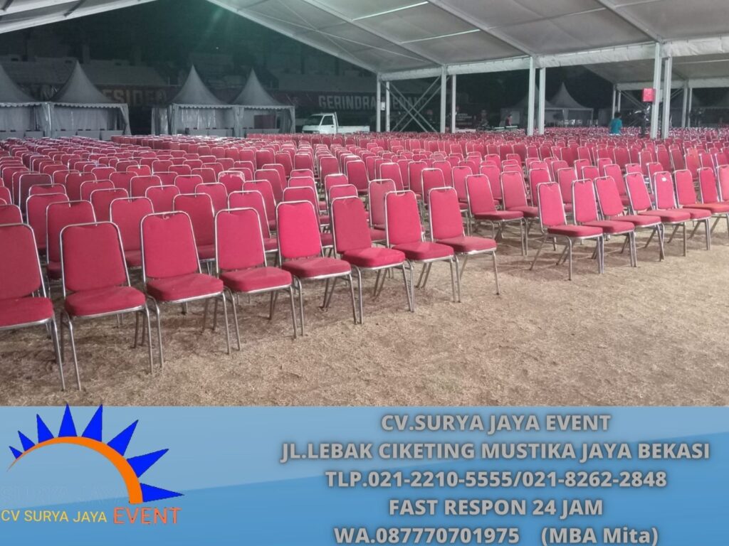 Sewa Kursi Event Polos Dan Bercover Area Jakarta