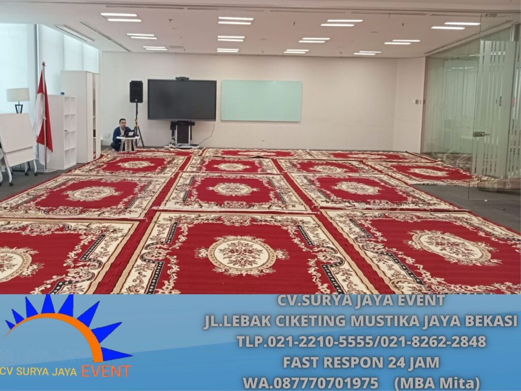 Rental Karpet Permadain merah Bogor
