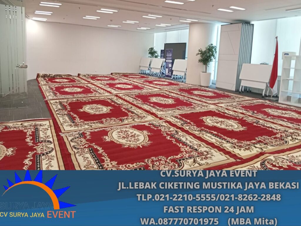 Rental Karpet Permadain merah Bogor