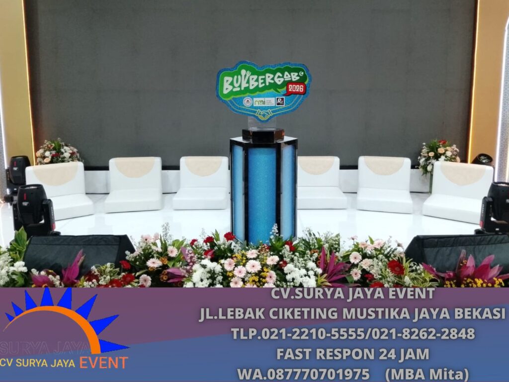 Sewa Sofa Lesehan Putih Taplak VIP Bulad Jakarta Selatan