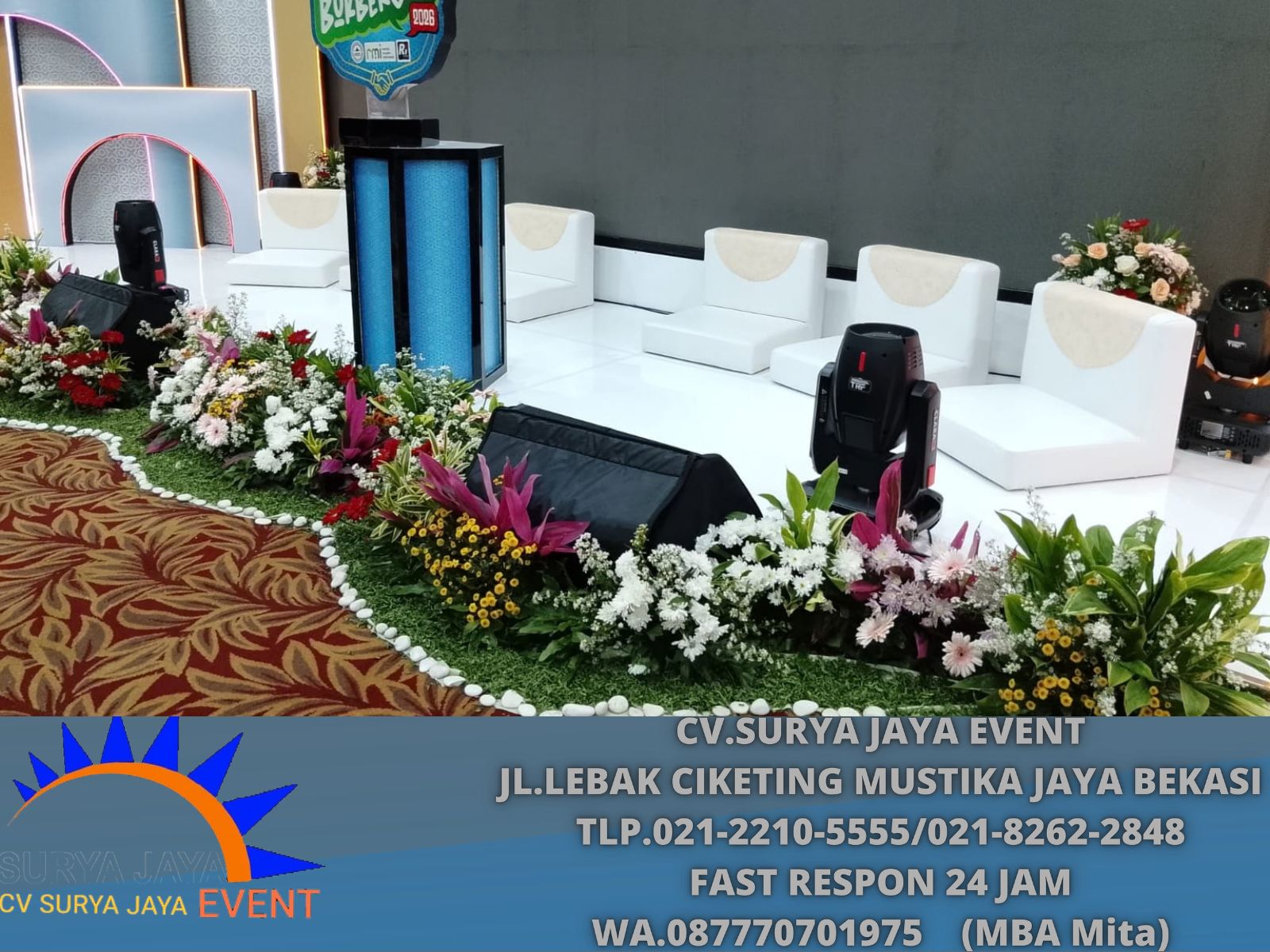 Sofa Lesehan Putih Taplak VIP Bulad Jakarta Selatan (3)