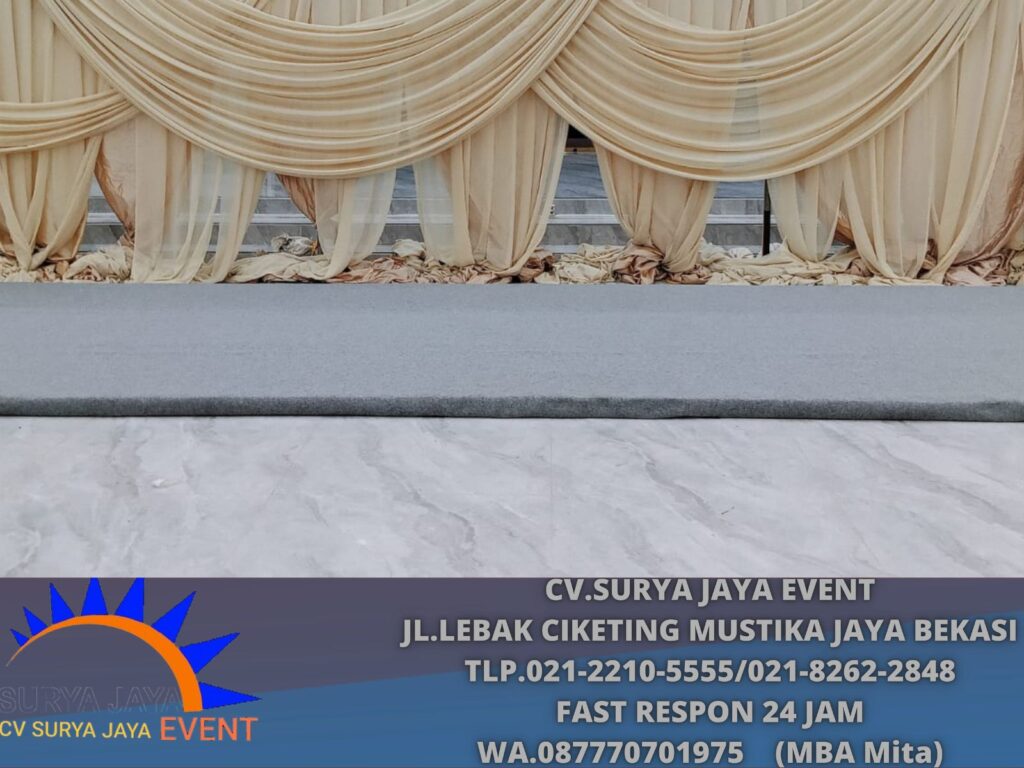 Rental Flooring Karpet Abu-abu Jaksel