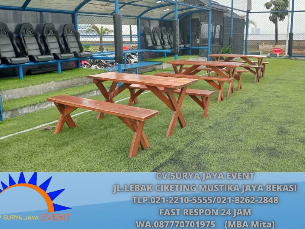Sewa Meja Kursi Taman Kayu Event Capital Place