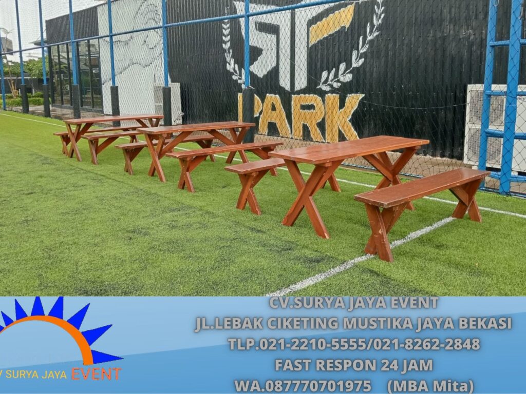Sewa Meja Kursi Taman Kayu Event Capital Place