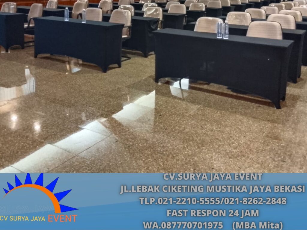 Sewa Meja Ibm Hpl Dan Cover taplak Meja Area Depok
