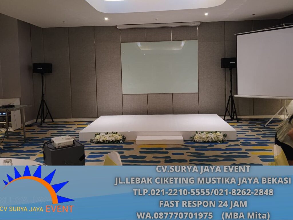 Sewa Panggung Melaminto Siap Setting Area Jakarta