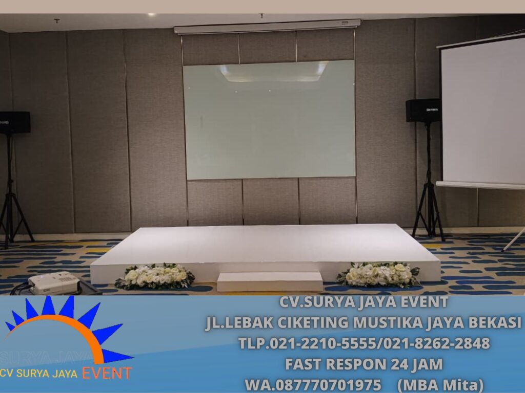 Sewa Panggung Melaminto Siap Setting Area Jakarta