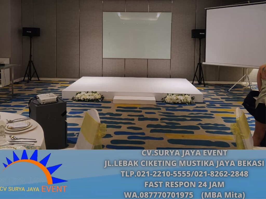 Sewa Panggung Melaminto Siap Setting Area Jakarta
