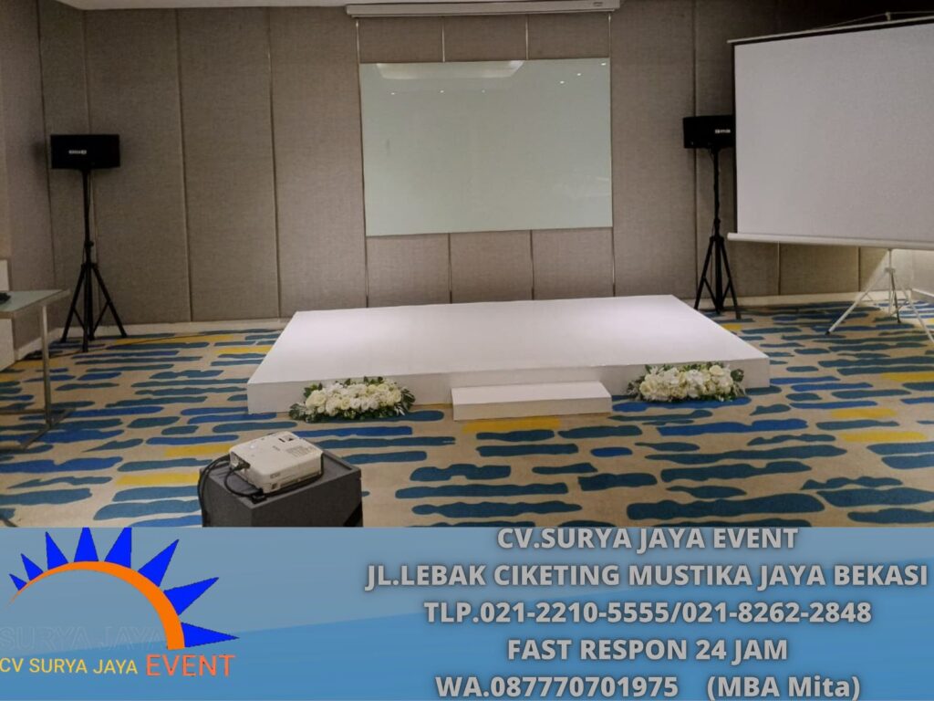 Sewa Panggung Melaminto Siap Setting Area Jakarta