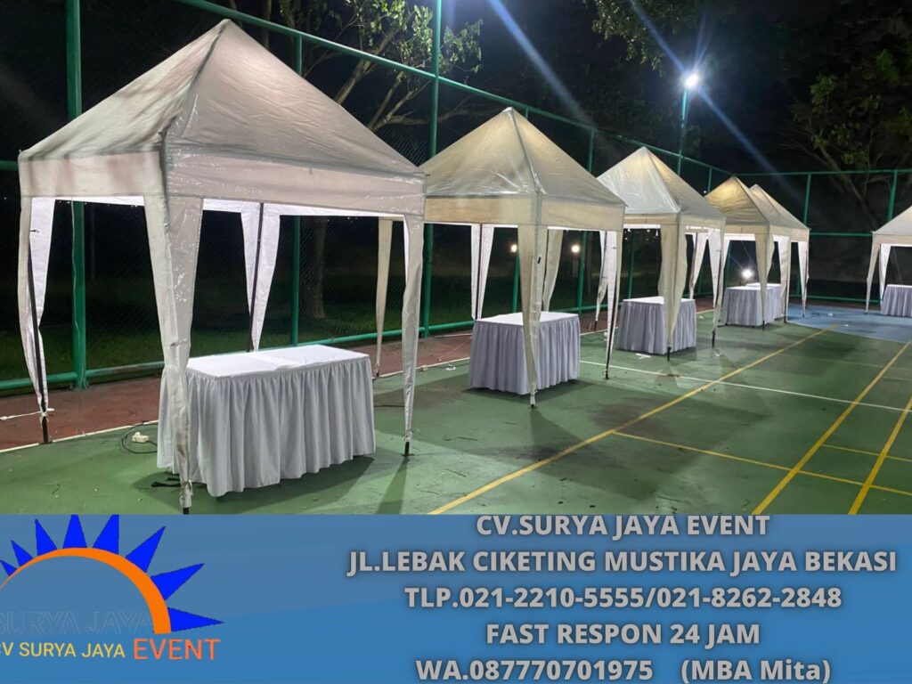Rental Tenda 2x2m Event Jakarta Internasional Universitas