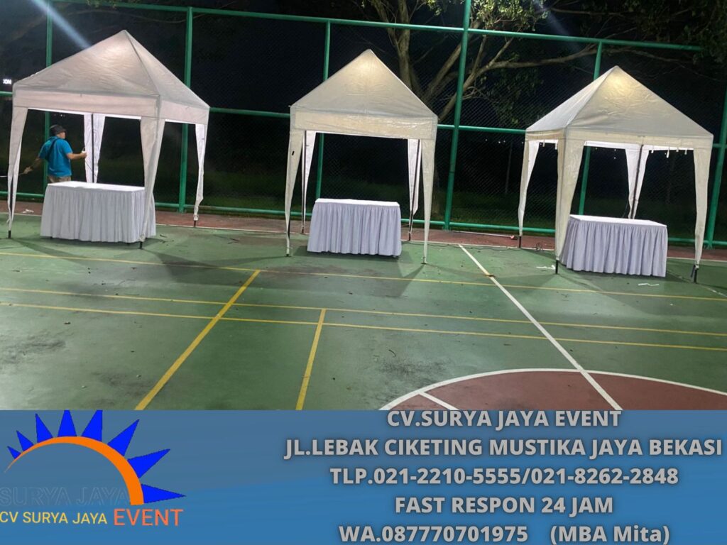 Rental Tenda 2x2m Event Jakarta Internasional Universitas