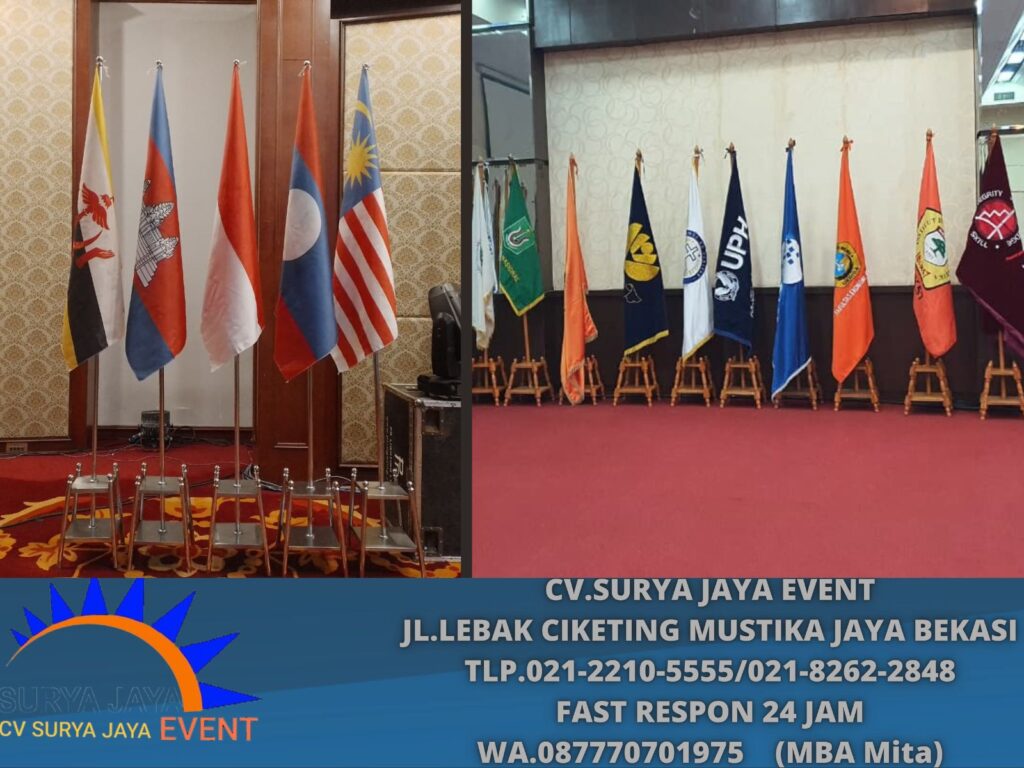 Rental Tiang Bendera VIP Kayu Dan Tiang Bendera Stainless Bogor