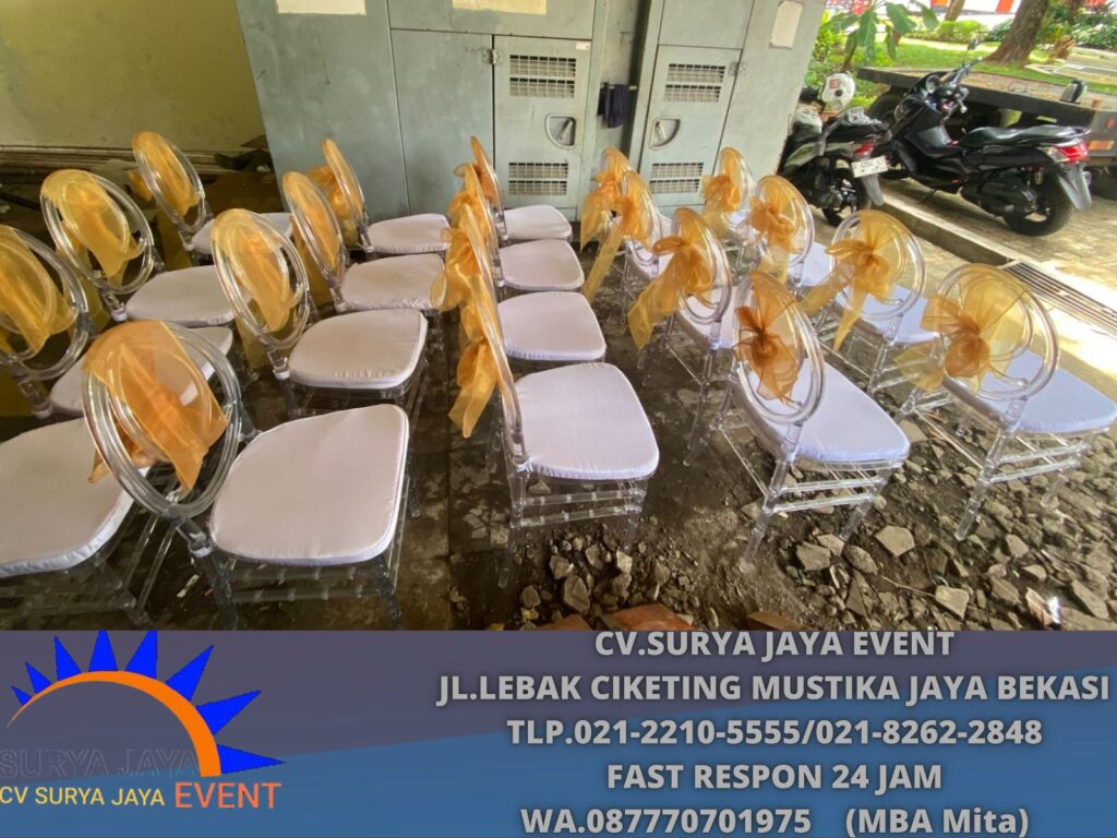 Sewa Kursi Olivia Acrylic Area Ciledug Tangerang