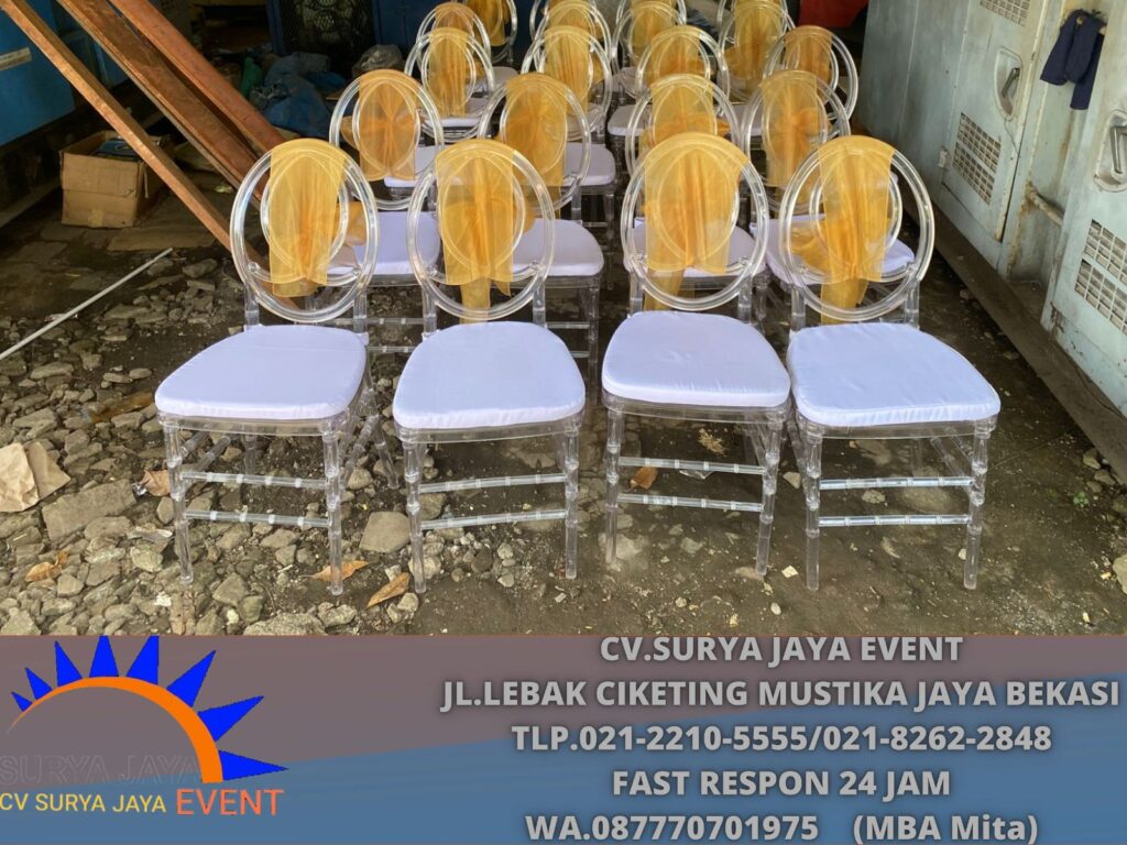 Sewa Kursi Olivia Acrylic Area Ciledug Tangerang