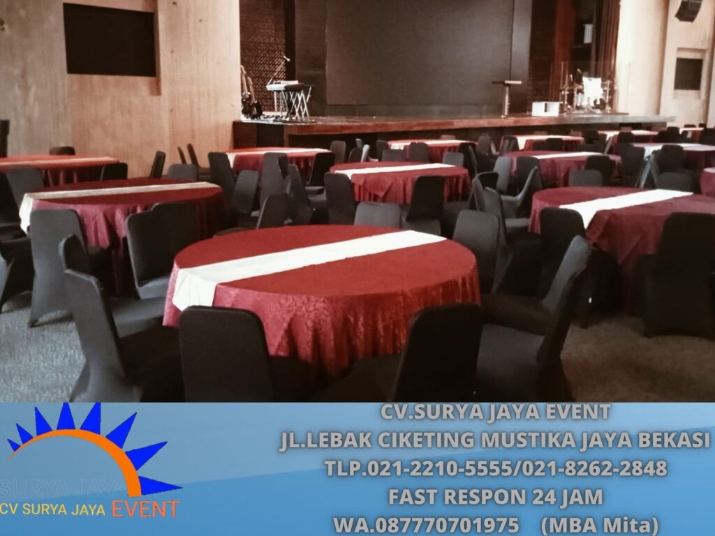 Sewa Cover Meja,Sarung Kursi Event Bersih,Harum Jakarta