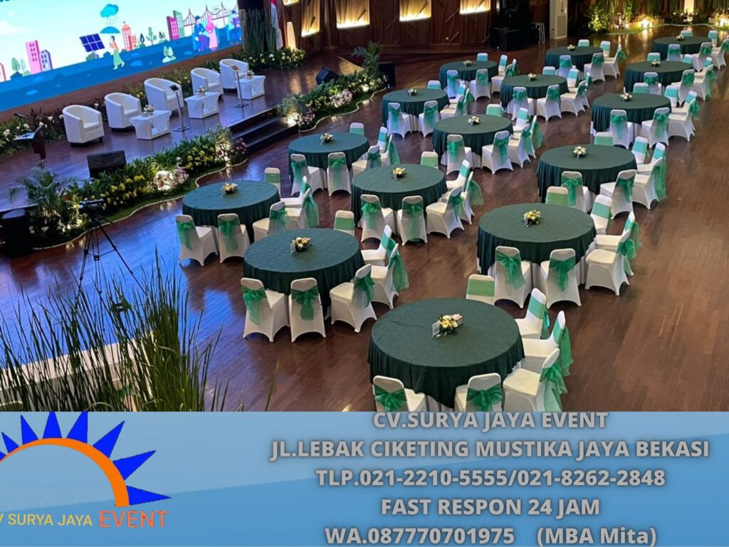 Sewa Cover Meja,Sarung Kursi Event Bersih,Harum Jakarta