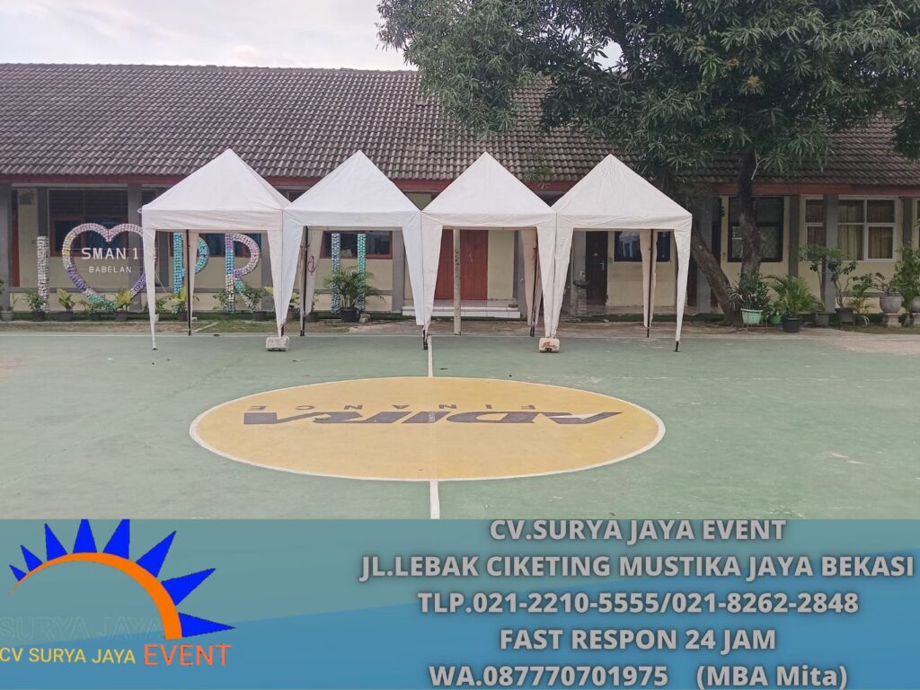 Rental Tenda Bazar 2x2m Siap Setting Jakarta Pusat