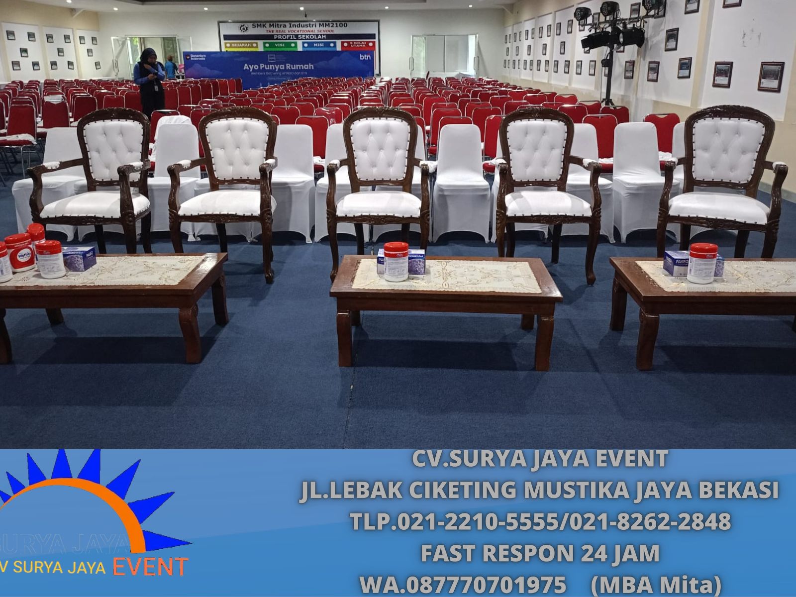 Kursi Arms Chair Event-SMK mitra industri mm2100