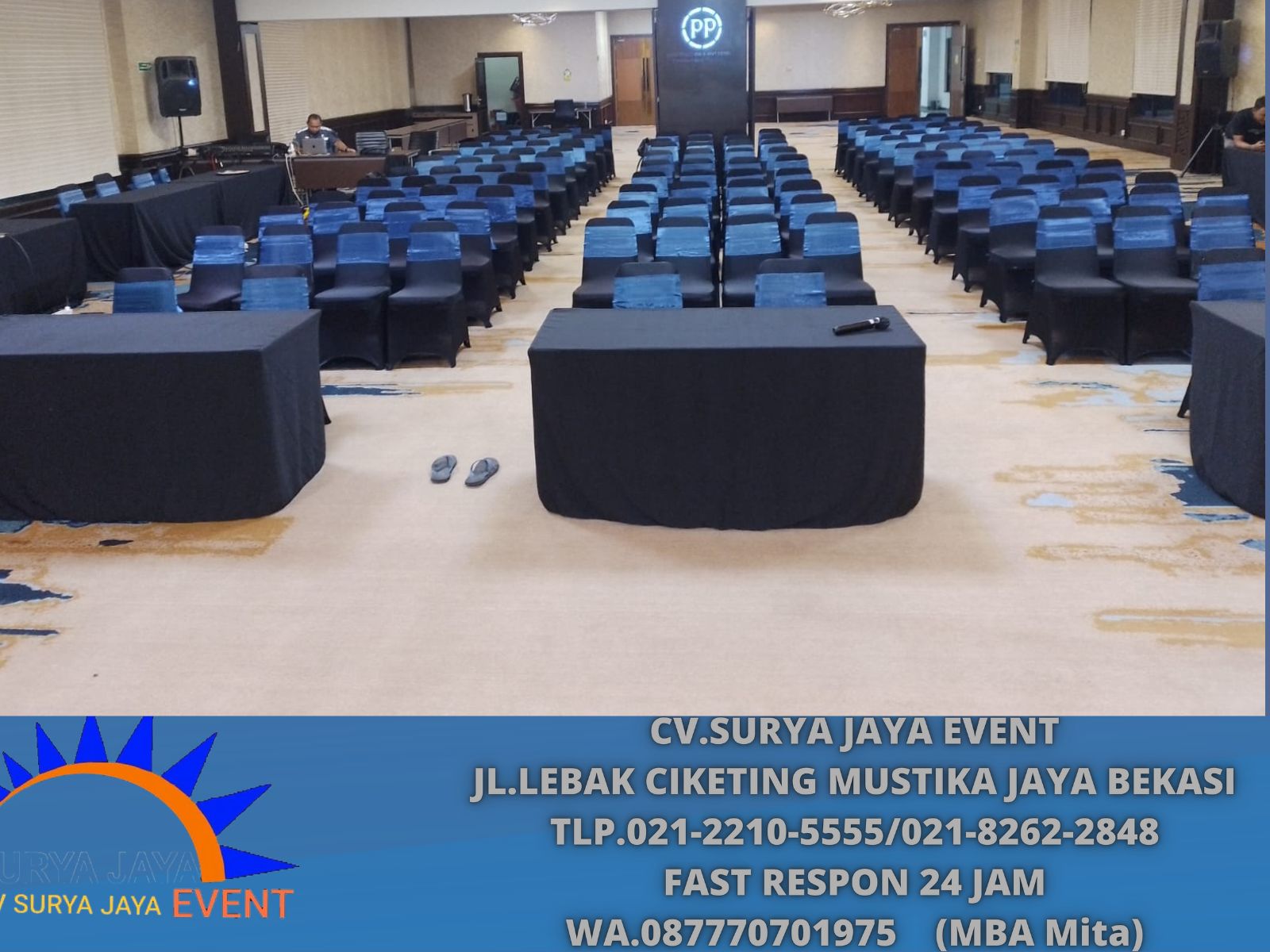 Kursi Cover Hitam Pita Biru Type Futura (3)