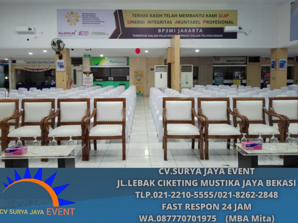 Rental Kursi Vip kayu type Jokowi Area Bogor Tangerang