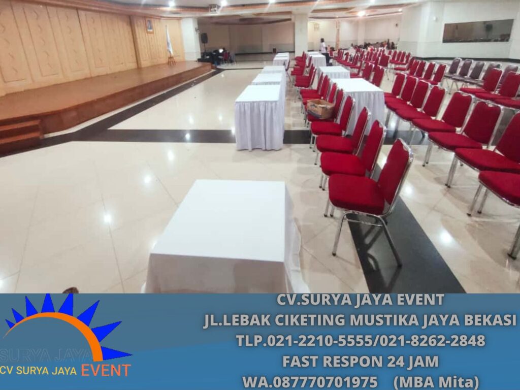 Sewa Meja kotak Ukuran 120×80 Event Cp Industrial