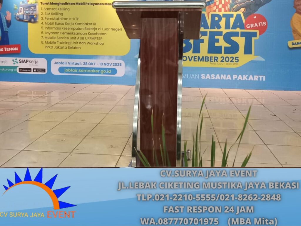 Rental round table,Kursi futura,Podium cokelet Jakarta