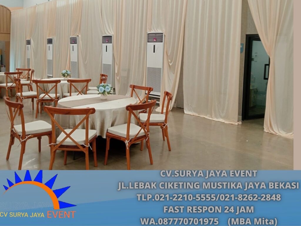 Sewa Round Table Set Kurssi Croshback Terdekat Jakarta