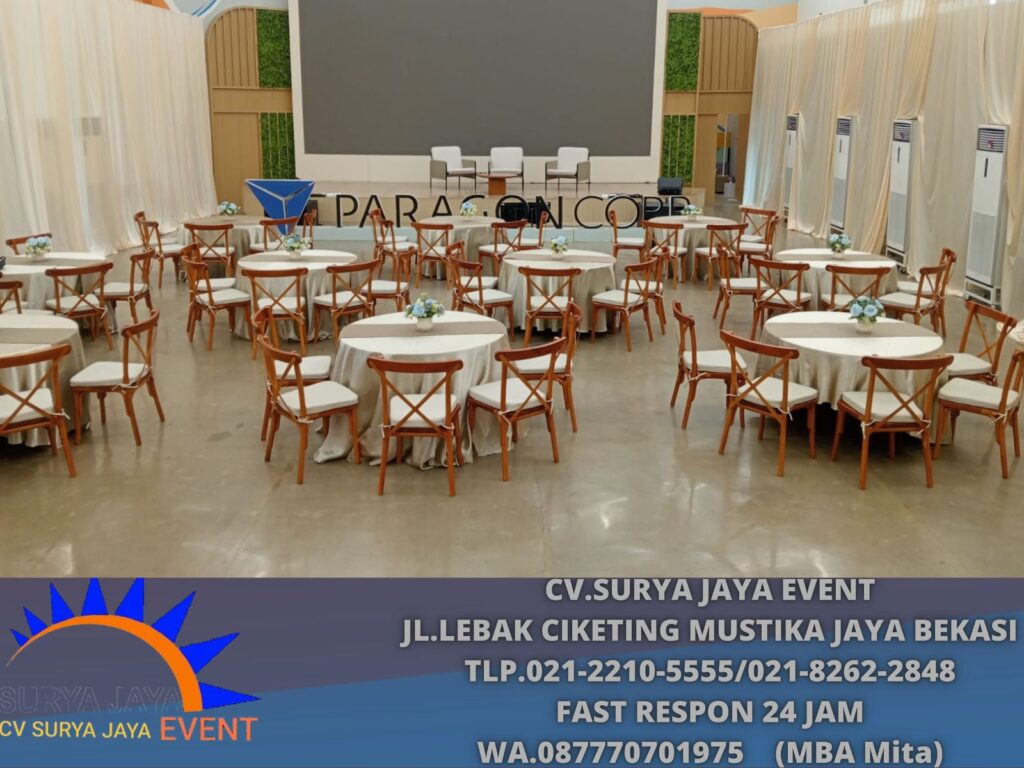 Sewa Round Table Set Kurssi Croshback Terdekat Jakarta