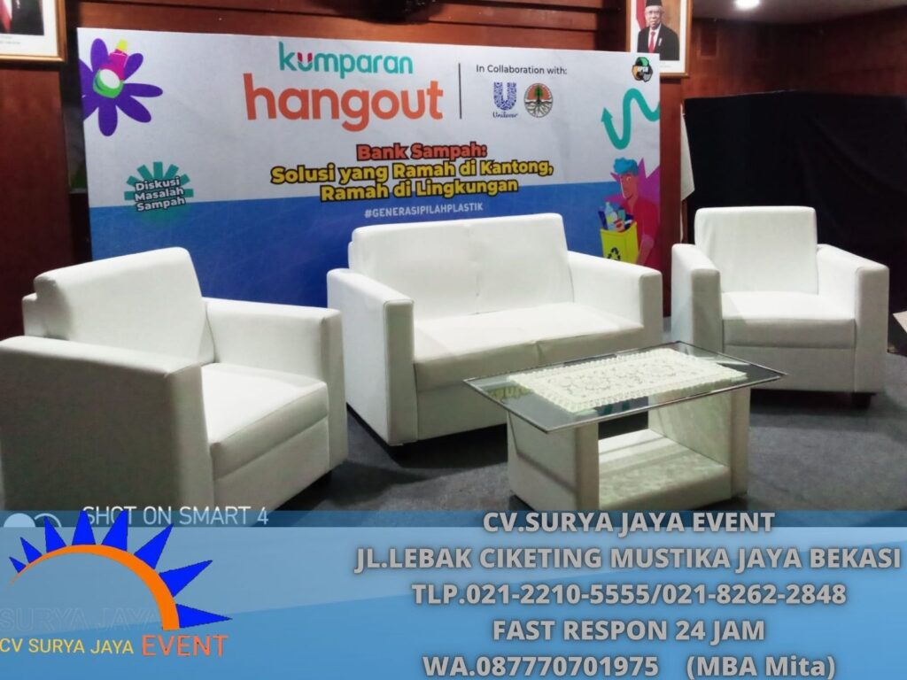 Sewa kursi cover stretch, sofa single,Sofa Double bintaro