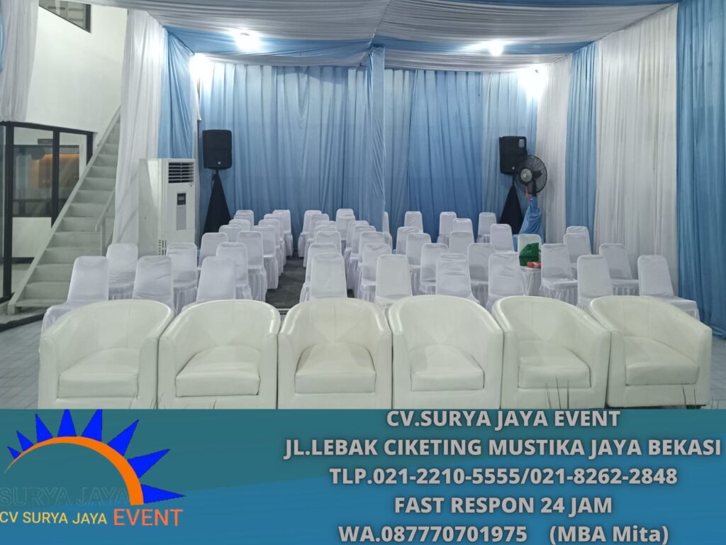Sewa TENDA RODER, ARMS CHAIRS, SOFA OVAL Jakarta