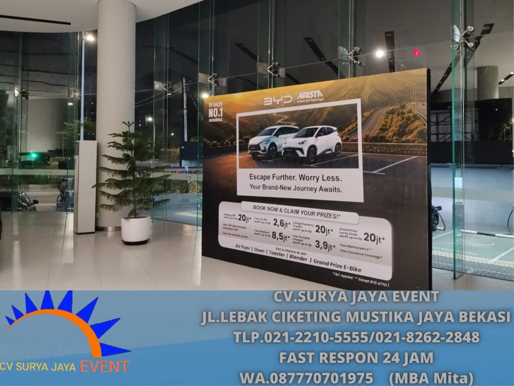 Sewa Backdrop Event BYD pluit