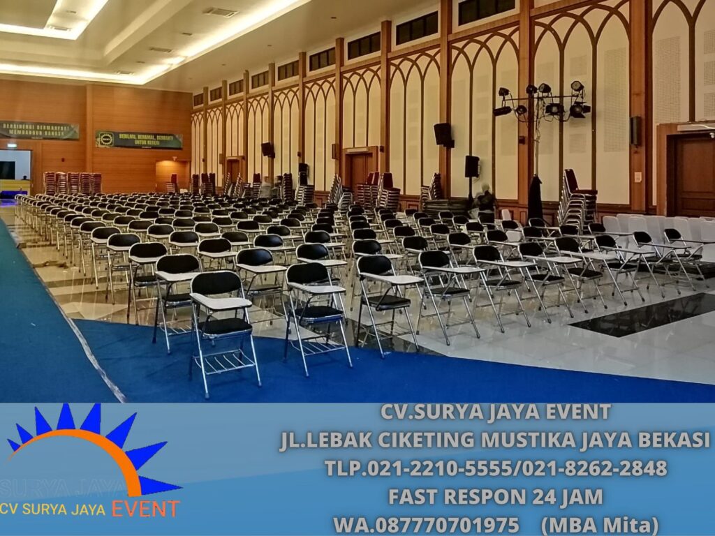 Rental KURSI KULIAH Event DI aula Markas TNI bandung