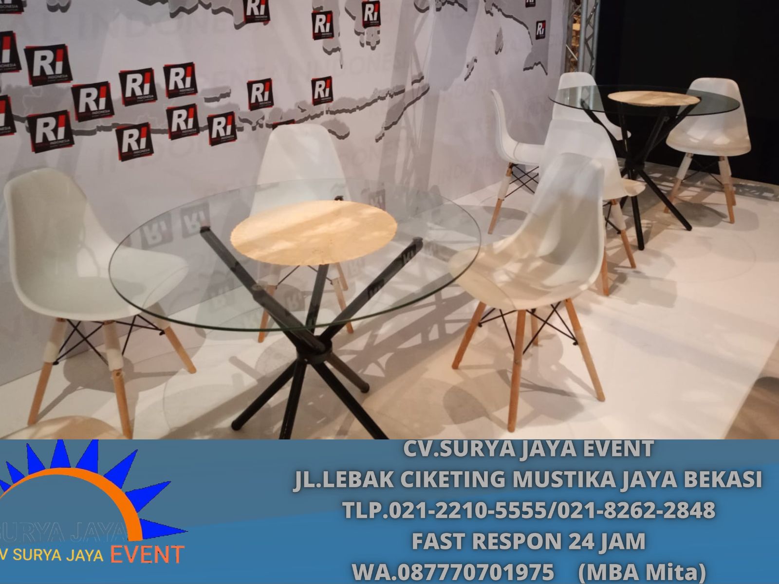 Meja Kaca Type Dealing VIP Area Kemayoran (3)
