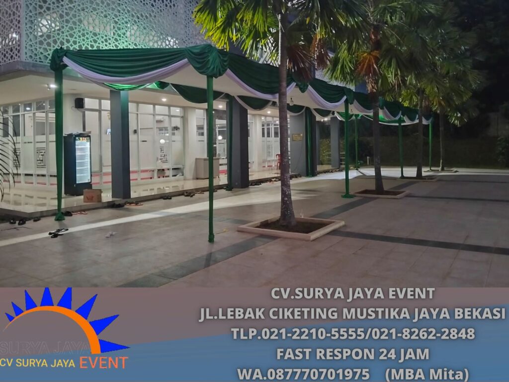Sewa Tenda Plafon Ukuran 4x18m Cibubur Jaktim