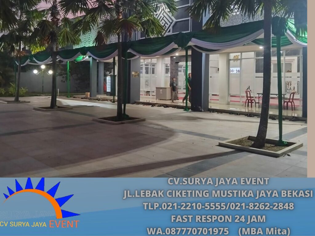 Sewa Tenda Plafon Ukuran 4x18m Cibubur Jaktim