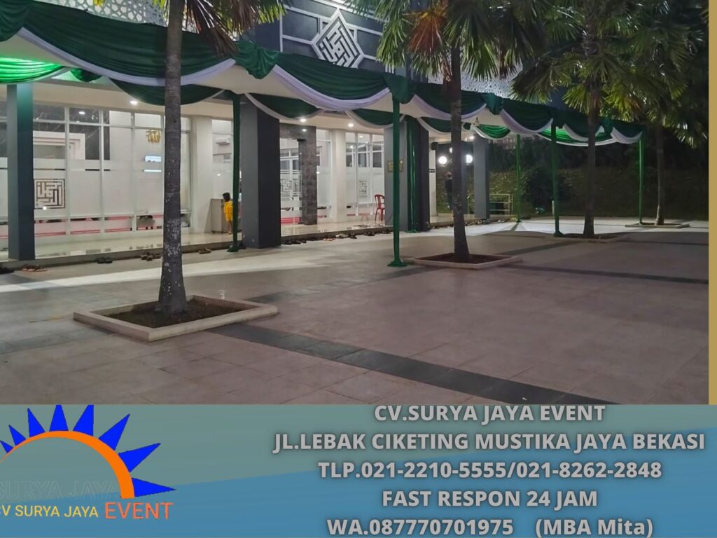 Sewa Tenda Plafon Ukuran 4x18m Cibubur Jaktim