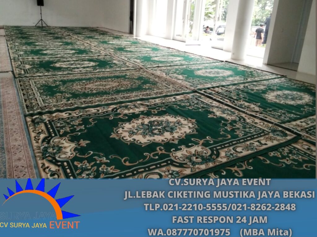 Sewa Karpet Permadani Tebal Warna Hijau Jakarta
