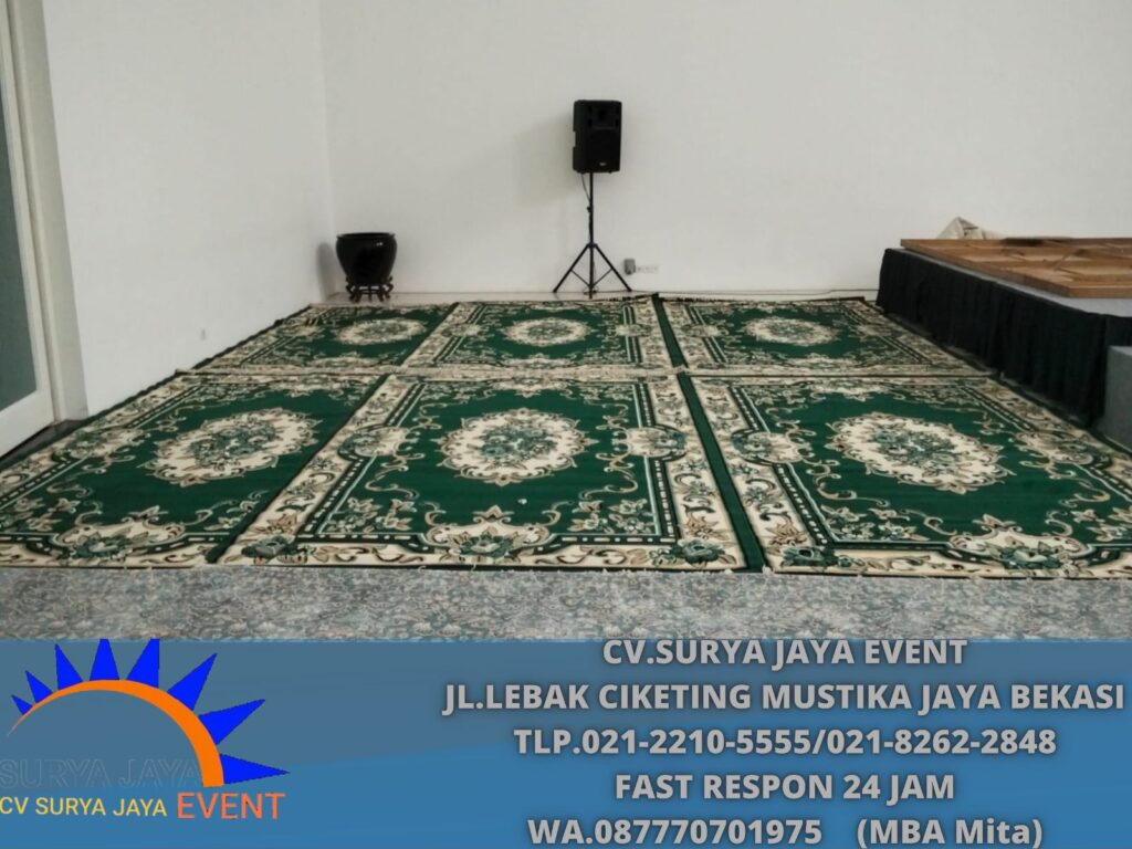 Sewa Karpet Permadani Tebal Warna Hijau Jakarta