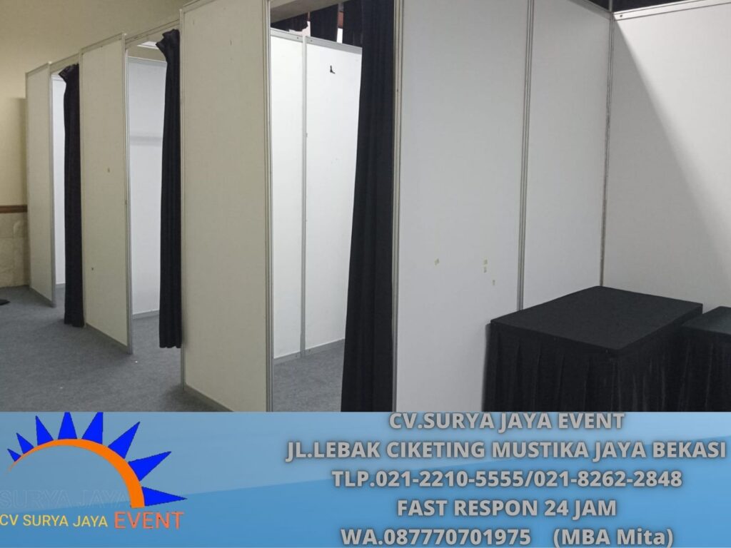 Rental Partisi Sekat Ruang Putih Area Bogor