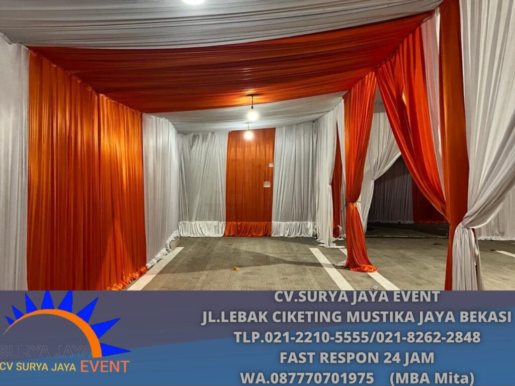 Jasa Dekorasi Tenda Roder Aneka Warna dan Model Tangerang