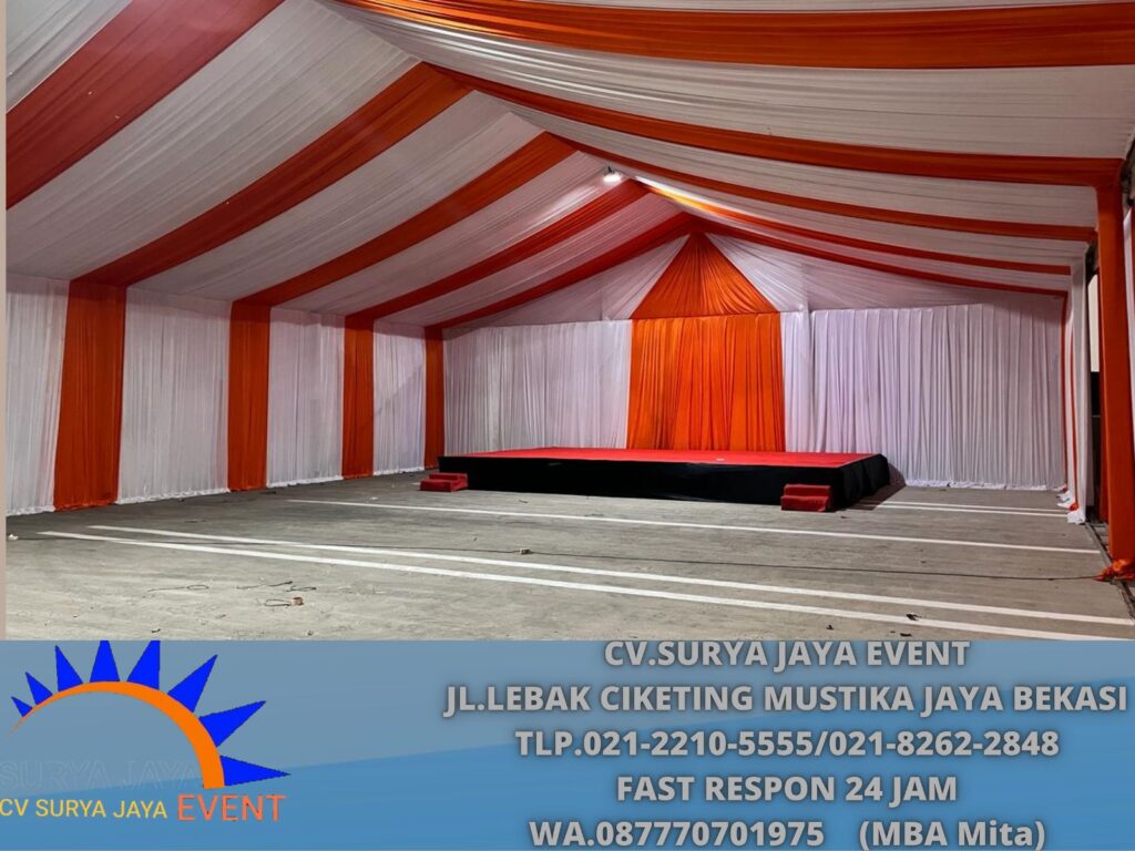 Jasa Dekorasi Tenda Roder Aneka Warna dan Model Tangerang
