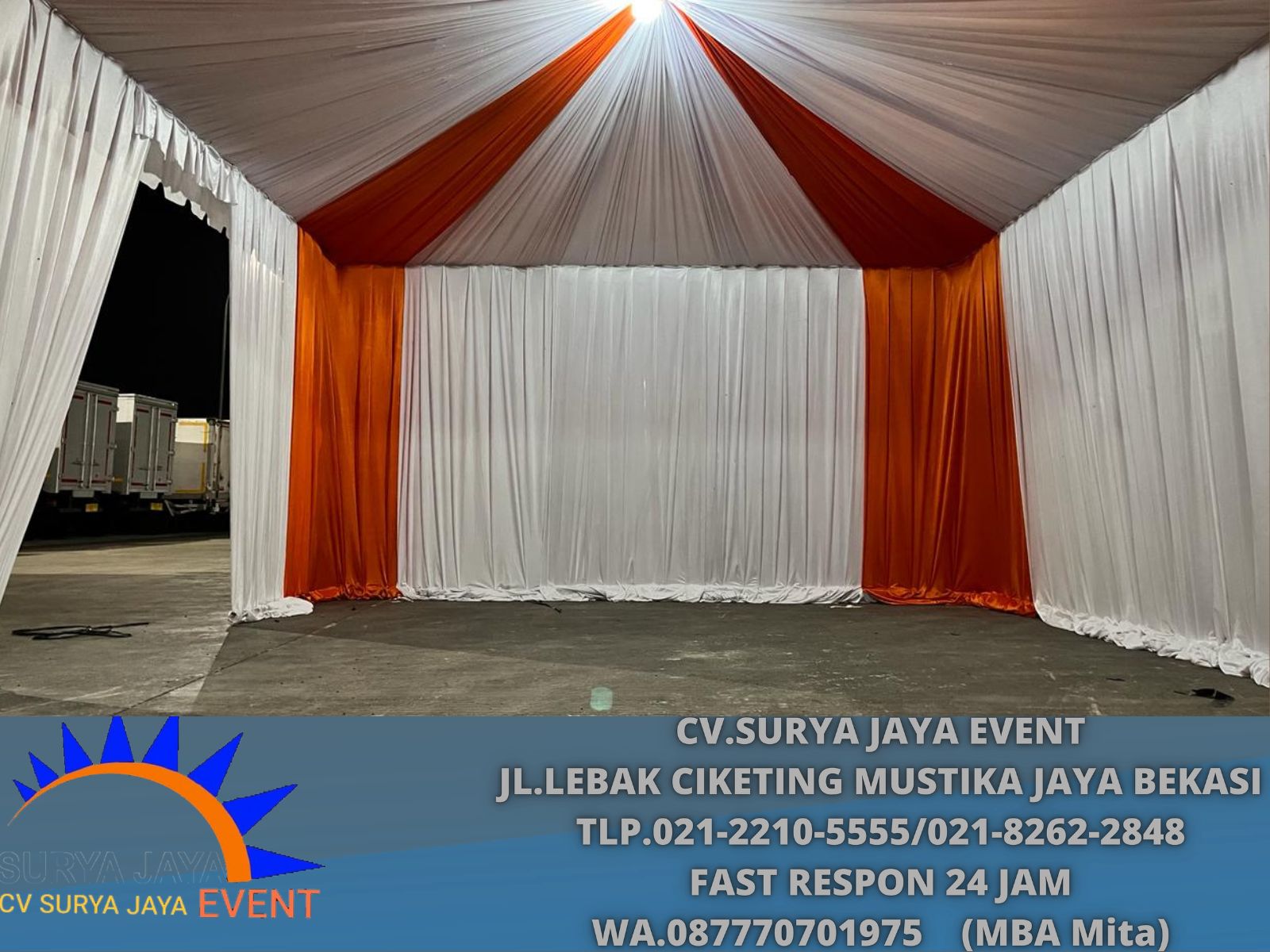 Dekorasi Tenda Roder Aneka Warna dan Model Tangerang (3)