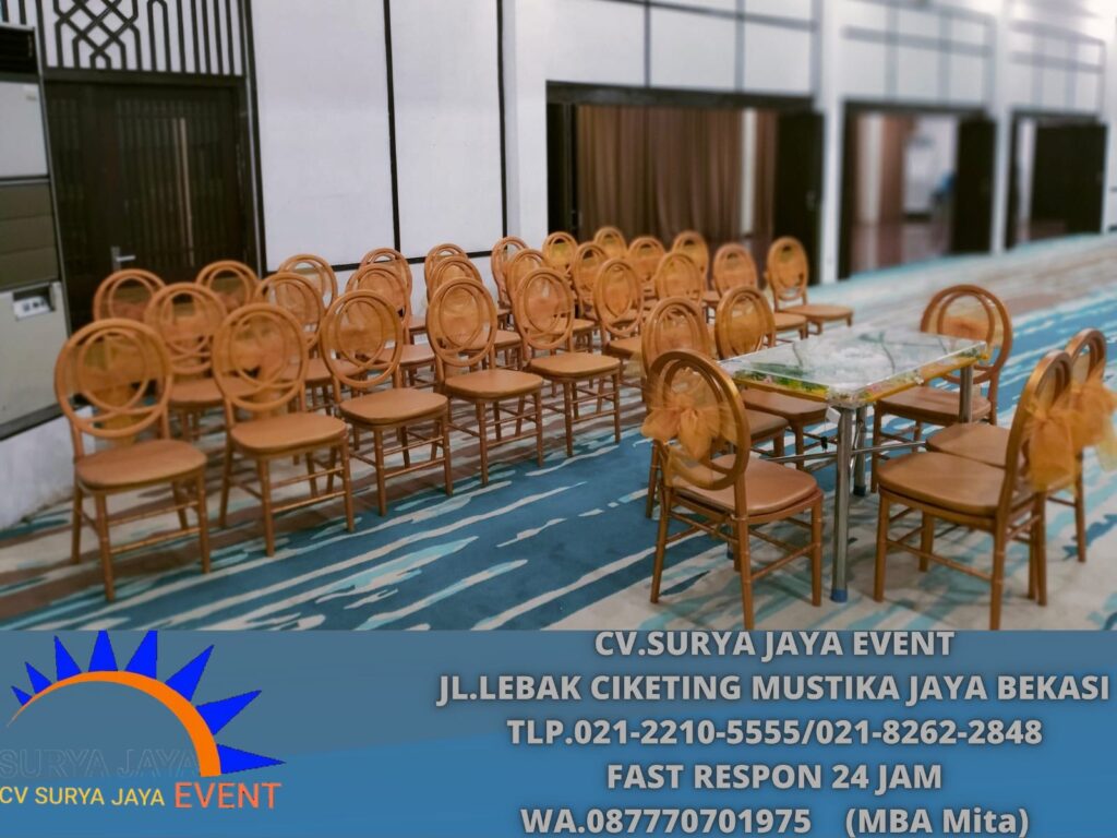 Sewa Kursi Olivia Gold Kemayoran Jakarta
