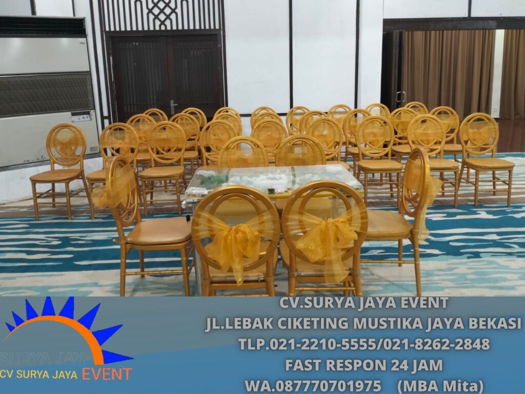 Sewa Kursi Olivia Gold Kemayoran Jakarta