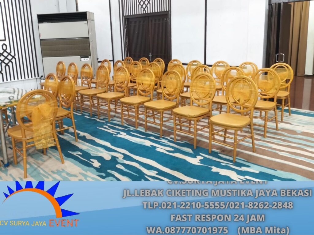 Sewa Kursi Olivia Gold Kemayoran Jakarta